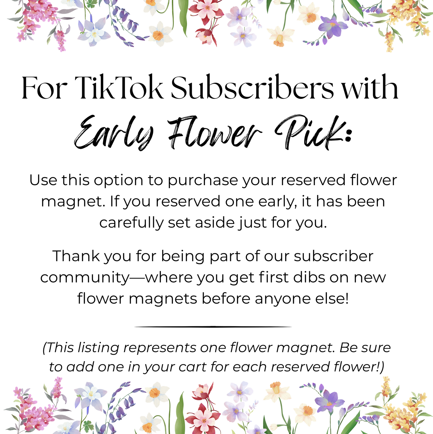 Real Flower Magnets
