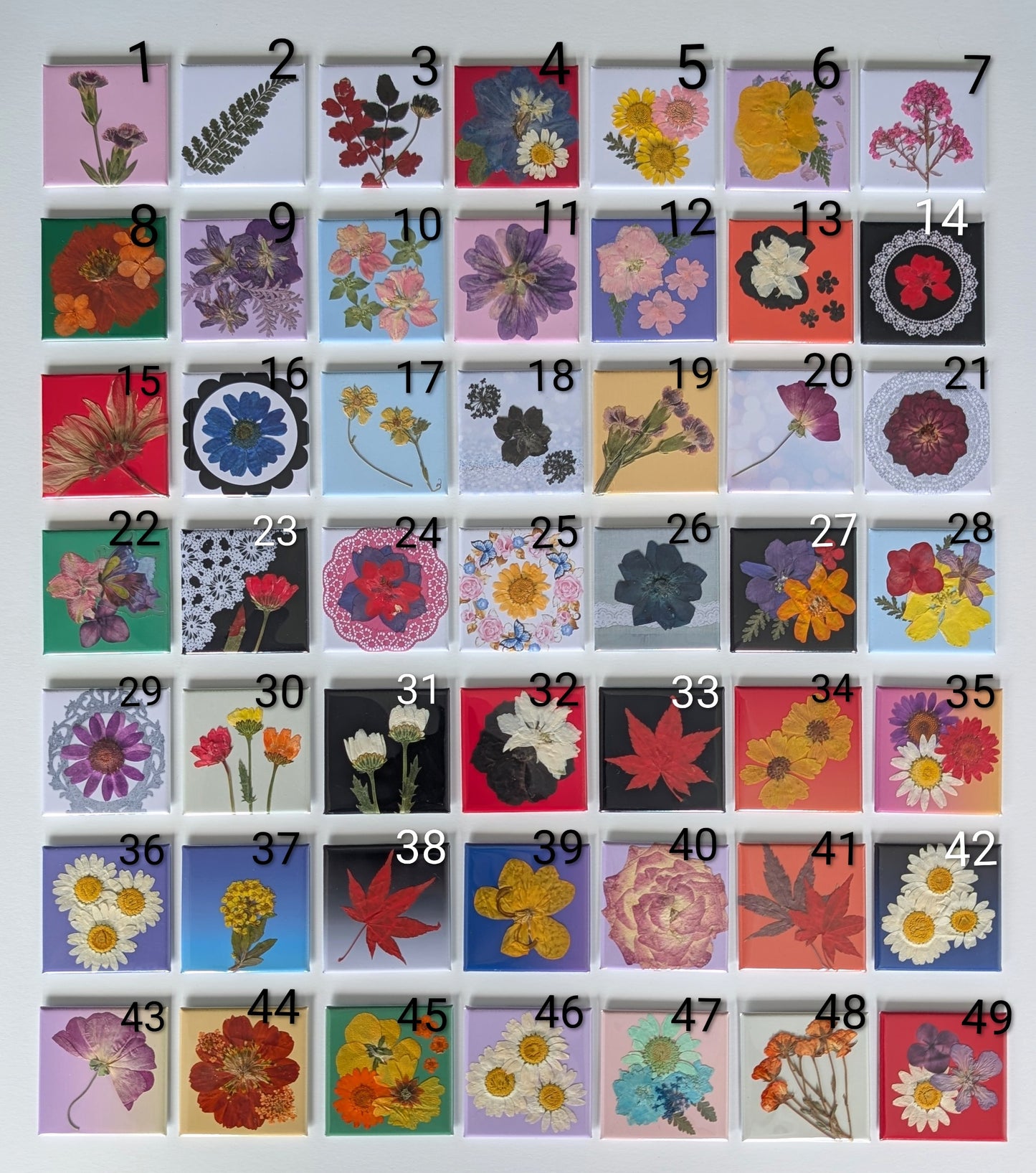 Real Flower Magnets